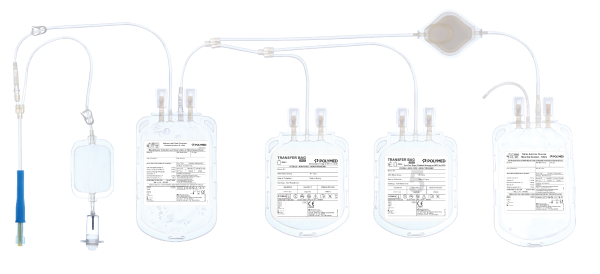 Blood Bag with In-Line Leuko-Depletion Filter
