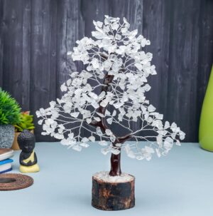 Clear Quartz Tree for POSITIVITY AND AURA ENHANCEMENT